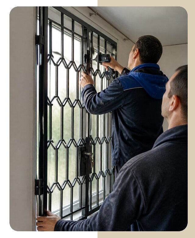 Установка распашных решеток в Владикавказе цена от 6700 р. | ДвериЛегко-Вкз
