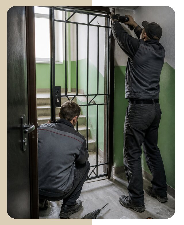 Установка тамбурной решетки под ключ с гарантией в Владикавказе
