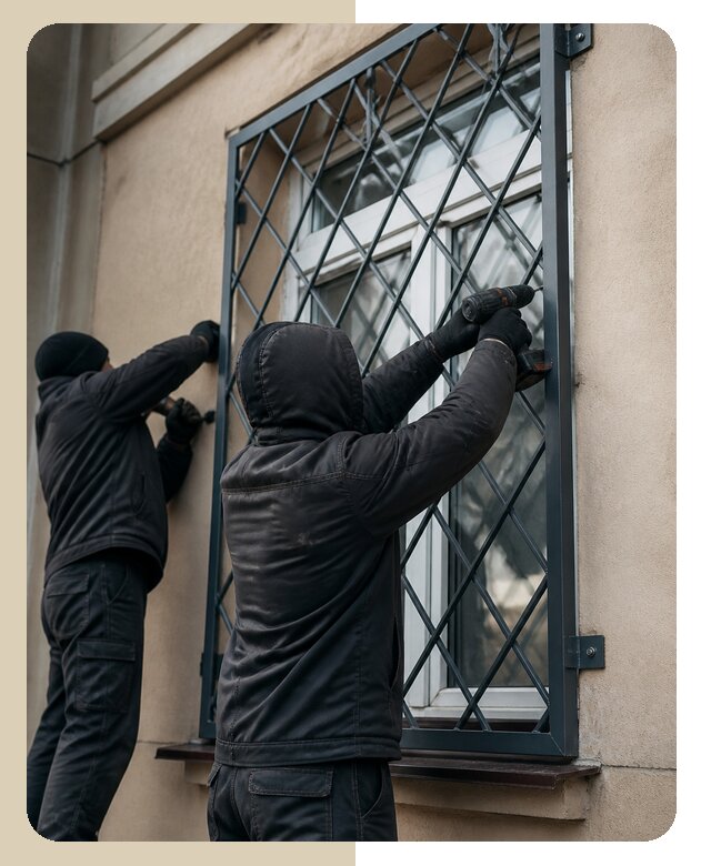 Установка антивандальных решеток на окна в Владикавказе
